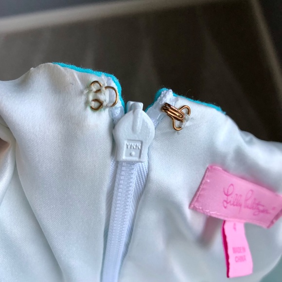 Lilly Pulitzer Posey dress Shorely Blue size 4 - Picture 12 of 14